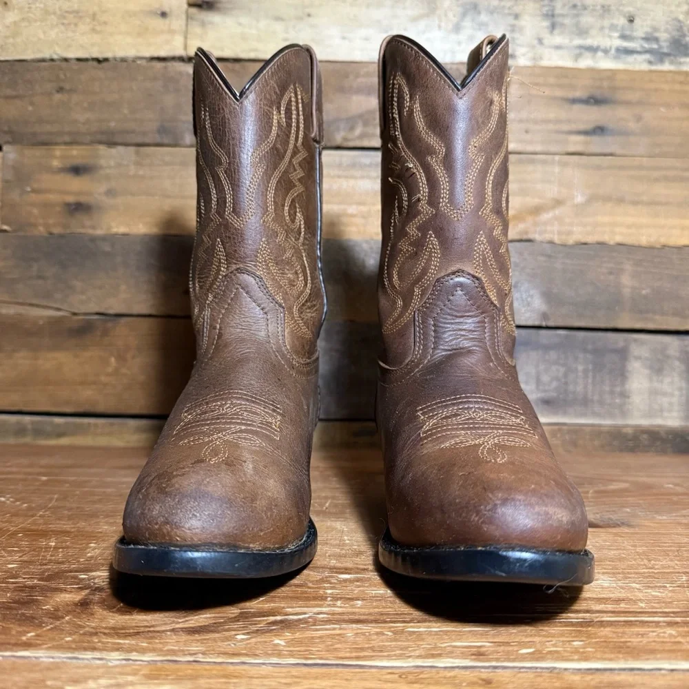 Kid’s Smoky Mountain Boots 3034C “Denver” Brown‎ Western Cowboy Boot size 3